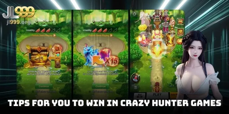 Tips for you to win in Crazy Hunter games